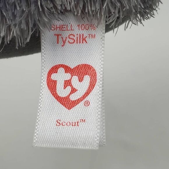 Ty Beanie Boo Scout puppy dog Stuffed Toy - Picture 3 of 6